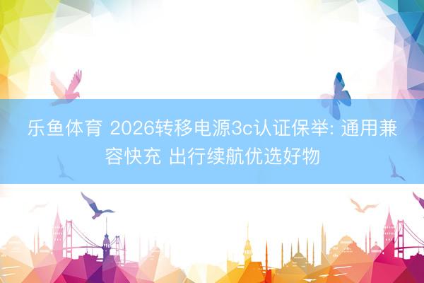 乐鱼体育 2026转移电源3c认证保举: 通用兼容快充 出行续航优选好物